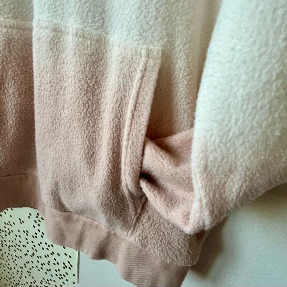 Feat Pink & White Ombre Women's Collab Hoodie size Medium - Picture 9 of 11
